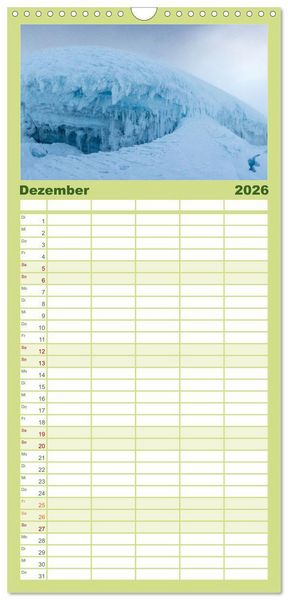 Produktbild: Familienplaner 2026 - Ecuador - Naturparadies am &Auml;quator mit 5 Spalten (Wandkalender, 21 x 45 cm) CALVENDO