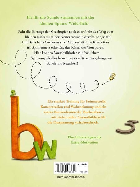 Produktbild: Die kleine Spinne Widerlich - Mein gro&szlig;es buntes Vorschulbuch