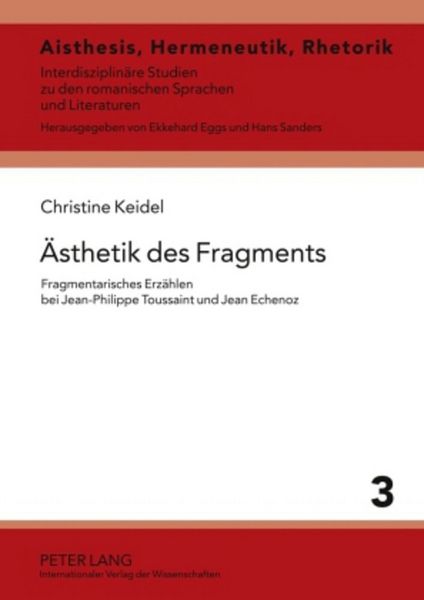 Produktbild: &Auml;sthetik des Fragments