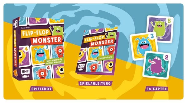 Produktbild: Memo-Spiel: Flip-Flop Monster
