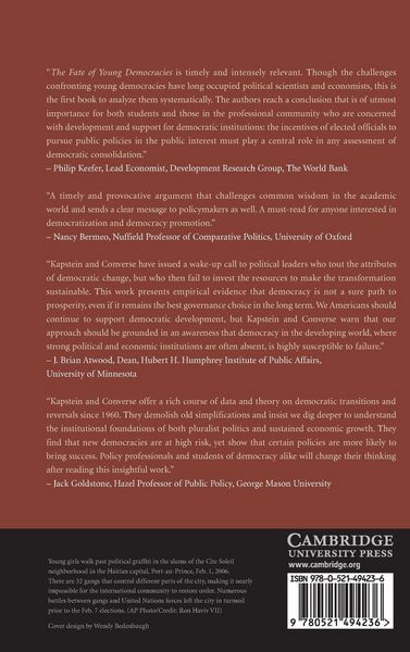 Produktbild: The Fate of Young Democracies