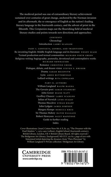 Produktbild: The Cambridge Companion to Medieval English Literature 1100-1500