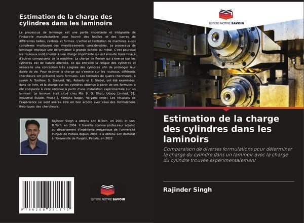 Produktbild: Estimation de la charge des cylindres dans les laminoirs