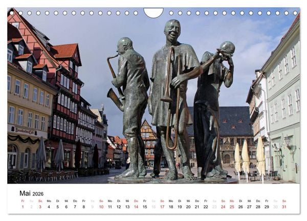Produktbild: Quedlinburg im Harz (Wandkalender 2026 DIN A4 quer), CALVENDO Monatskalender