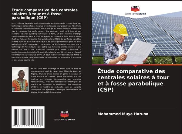 Produktbild: &Eacute;tude comparative des centrales solaires &agrave; tour et &agrave; fosse parabolique (CSP)
