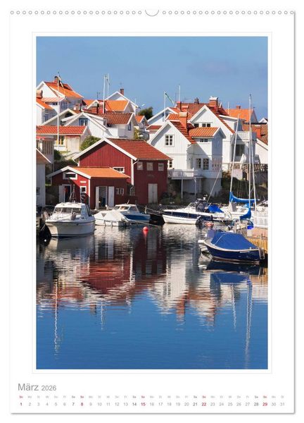 Produktbild: Bohusl&auml;n - &uuml;ber Stadt und Land (Wandkalender 2026 DIN A2 hoch), CALVENDO Monatskalender