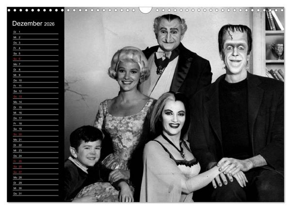 Produktbild: Kultfilme - schwarz-wei&szlig;e Klassiker (Wandkalender 2026 DIN A3 quer), CALVENDO Monatskalender