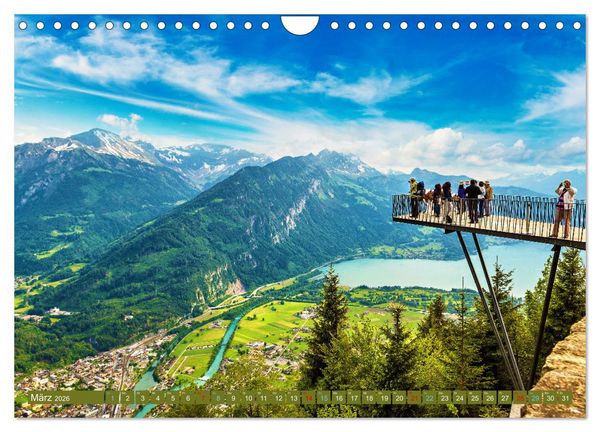 Produktbild: Berner Oberland - Ausflugsziele (Wandkalender 2026 DIN A4 quer), CALVENDO Monatskalender