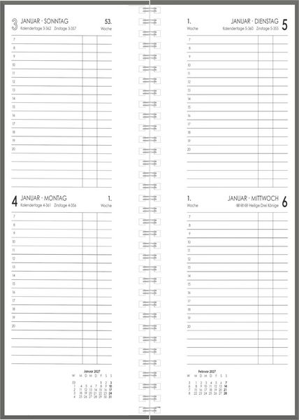 Produktbild: Tagevormerkbuch 2T/1S 2027