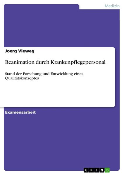 Produktbild: Reanimation durch Krankenpflegepersonal