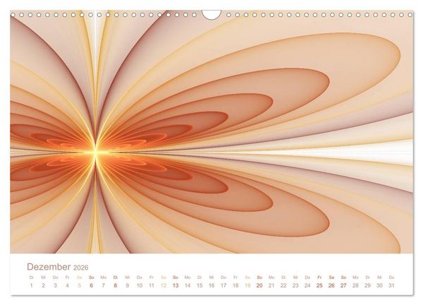 Produktbild: Exklusive Fraktalkunst / AT-Version (Wandkalender 2026 DIN A3 quer), CALVENDO Monatskalender