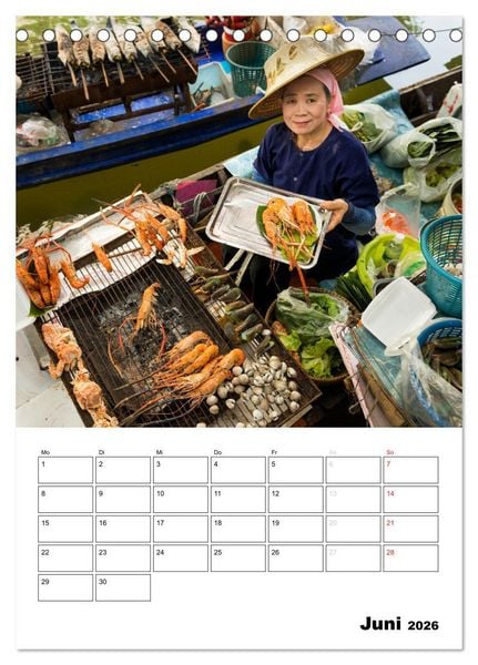 Produktbild: THAILAND - Mein Urlaubsplaner (Tischkalender 2026 DIN A5 hoch), CALVENDO Monatskalender