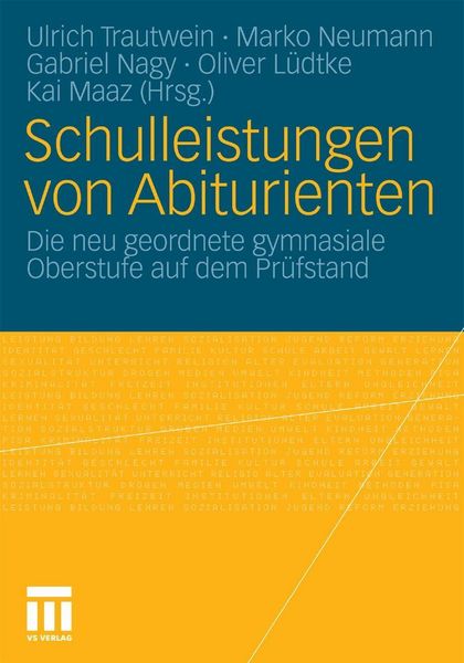 Produktbild: Schulleistungen von Abiturienten