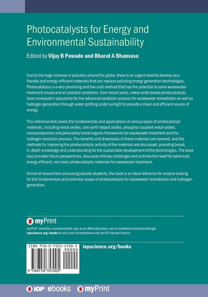 Produktbild: Photocatalysts for Energy and Environmental Sustainability