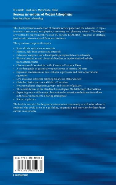 Produktbild: Reviews in Frontiers of Modern Astrophysics