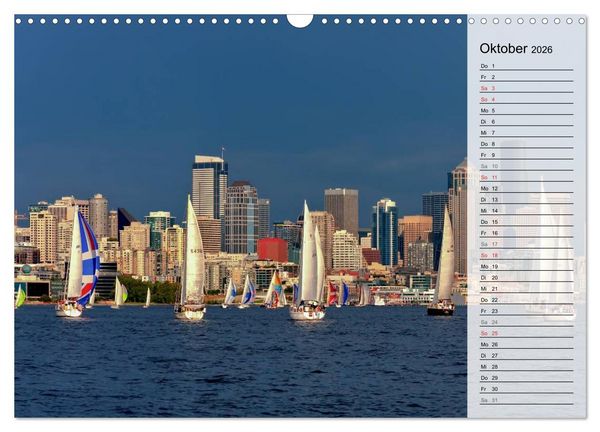 Produktbild: Eine Reise nach Seattle (Wandkalender 2026 DIN A3 quer), CALVENDO Monatskalender