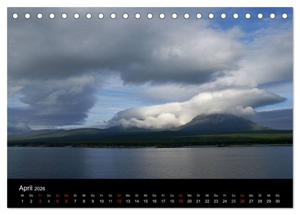 Produktbild: Schottland 2026 (Tischkalender 2026 DIN A5 quer), CALVENDO Monatskalender