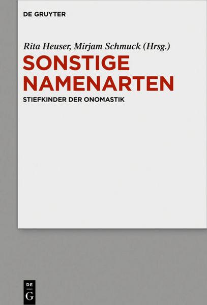 Produktbild: Sonstige Namenarten