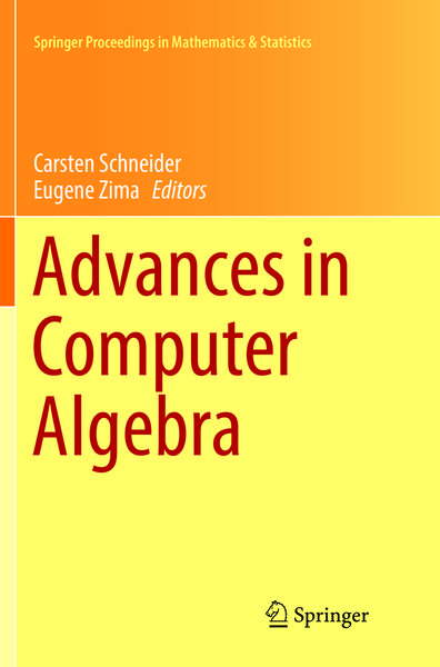 Produktbild: Advances in Computer Algebra