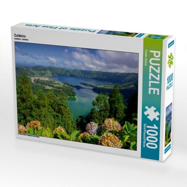 Produktbild: CALVENDO Puzzle Caldeira | 1000 Teile Lege-Gr&ouml;&szlig;e 64x48cm Foto-Puzzle f&uuml;r gl&uuml;ckliche Stunden