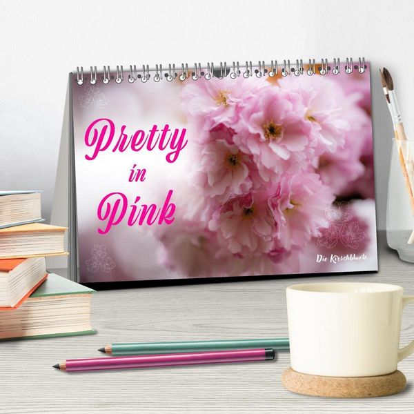 Produktbild: Pretty in Pink - Die Kirschbl&uuml;te (Tischkalender 2027 DIN A5 quer), CALVENDO Monatskalender