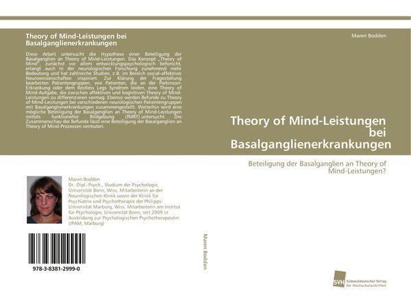 Produktbild: Theory of Mind-Leistungen bei Basalganglienerkrankungen