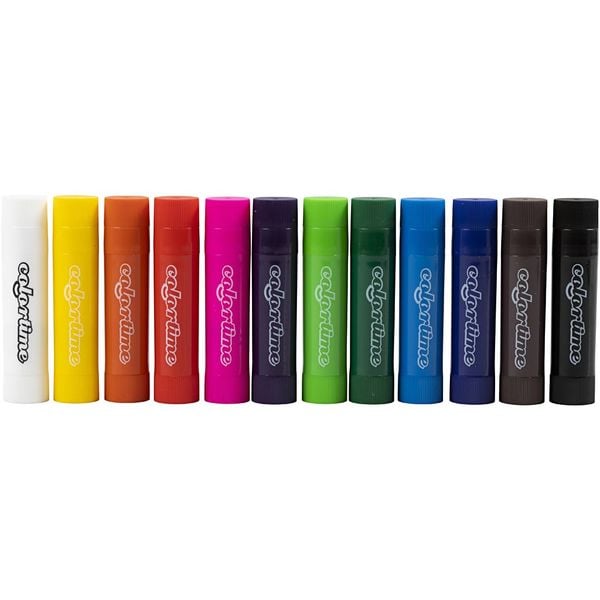 Produktbild: Creativ Company Soft Color Stick, L 8 cm, Sortierte Farben, 12 Stk