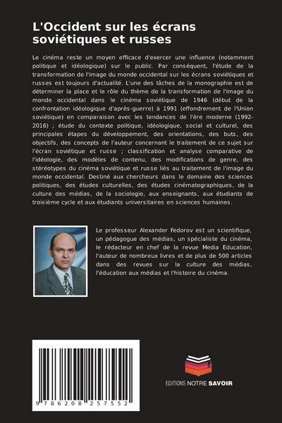 Produktbild: L'Occident sur les &eacute;crans sovi&eacute;tiques et russes