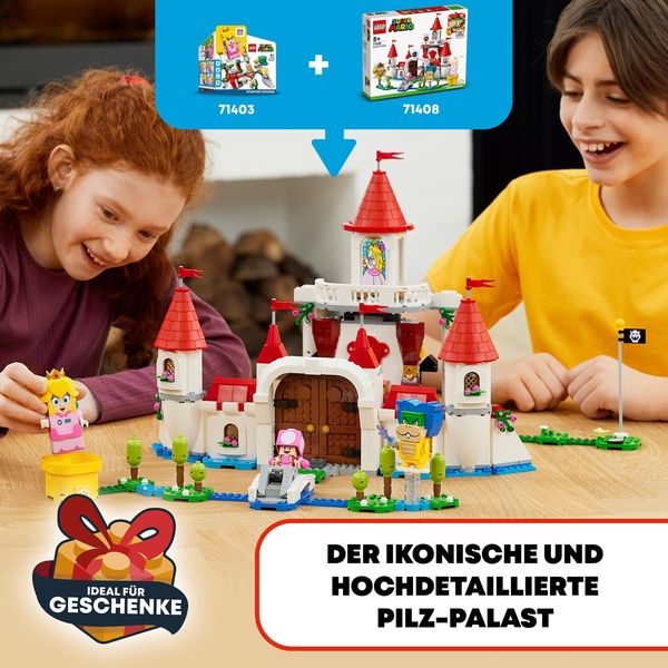 LEGO Super Mario 71408 Pilz-Palast – Erweiterungsset, baubares Spielzeug