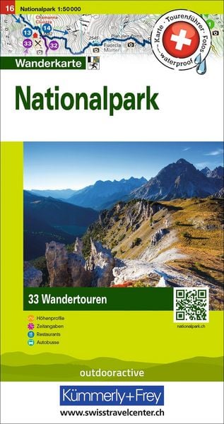 Kümmerly+Frey Wandertourenkarte 16 Nationalpark 1:50.000, Sonstige von , Hallwag, 9783828309746