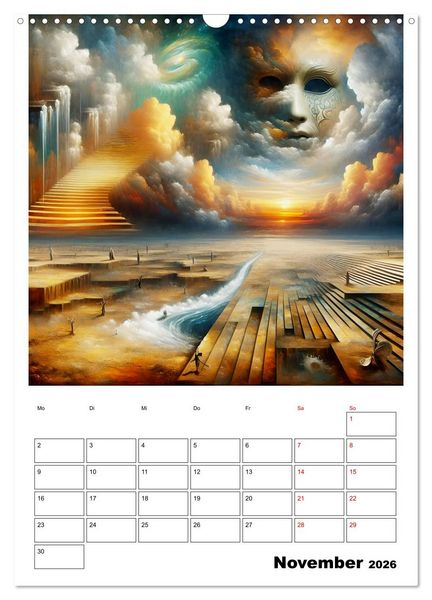 Produktbild: Treppen der Illusionen (Wandkalender 2026 DIN A3 hoch), CALVENDO Monatskalender