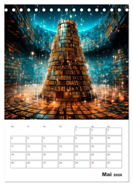 Produktbild: KRYPTO Cooler Terminplaner (Tischkalender 2026 DIN A5 hoch), CALVENDO Monatskalender
