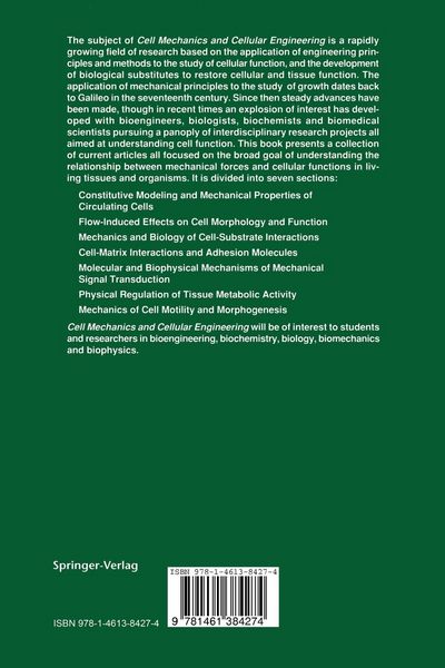 Produktbild: Cell Mechanics and Cellular Engineering