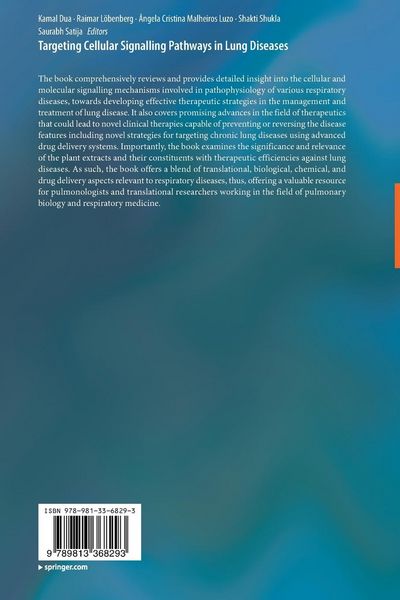 Produktbild: Targeting Cellular Signalling Pathways in Lung Diseases