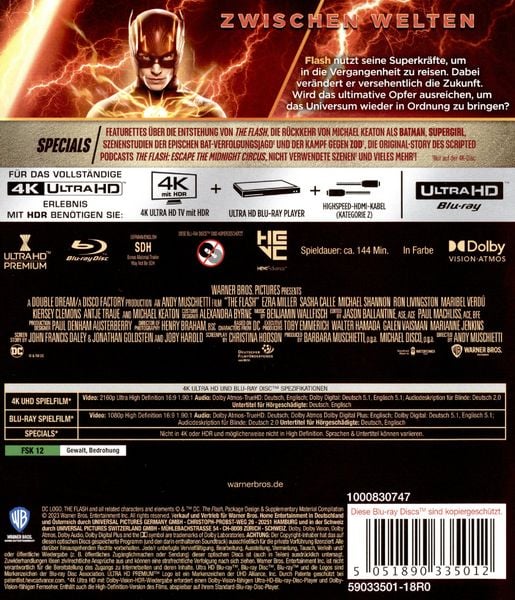 Produktbild: The Flash (+ Blu-ray)