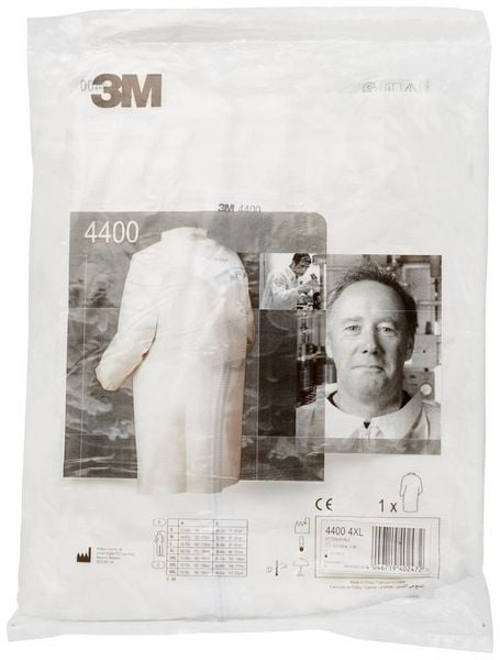 Produktbild: 3M 4400WXL Einwegmantel 4400 Kleider-Gr&ouml;&szlig;e: XL Wei&szlig;