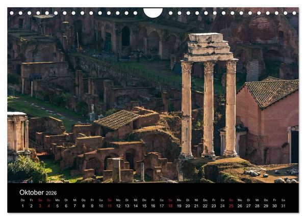 Produktbild: Rom - Impressionen aus der ewigen Stadt (Wandkalender 2026 DIN A4 quer), CALVENDO Monatskalender