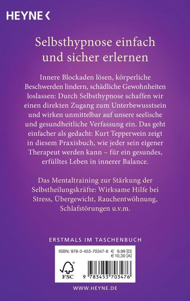 Produktbild: Das Praxisbuch der Selbsthypnose