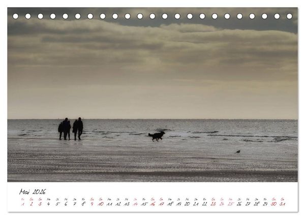 Produktbild: Naturpark Wattenmeer und Helgoland (Tischkalender 2026 DIN A5 quer), CALVENDO Monatskalender