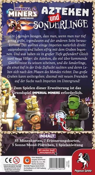 Produktbild: Imperial Miners: Azteken und Sonderlinge [Erweiterung] (Portal Games)