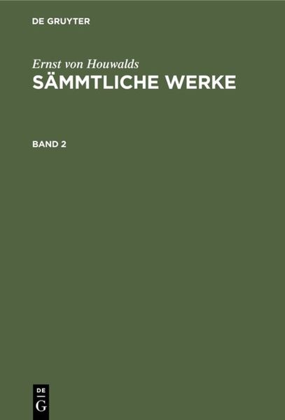 Produktbild: S&auml;mmtliche Werke. Band 2
