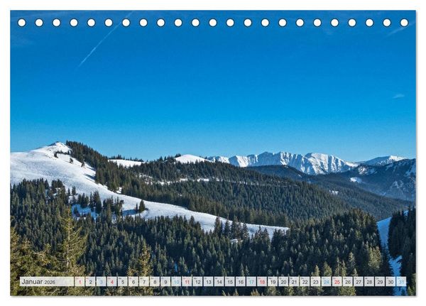 Produktbild: Sehnsuchtsziel Berge - Unterwegs in den Bergwelt rund um M&uuml;nchen (Tischkalender 2026 DIN A5 quer), CALVENDO Monatskalender