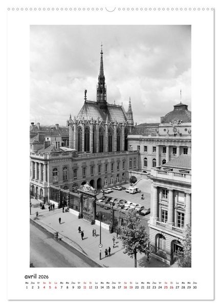 Produktbild: Visage de Paris, ann&eacute;es 1970 (Calendrier mural 2026 DIN A2 horizontal) calendrier de bureau