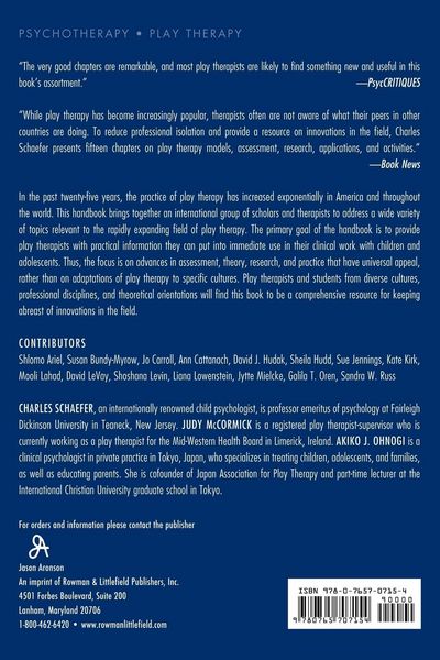 Produktbild: International Handbook of Play Therapy