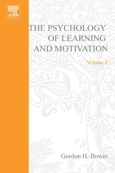 Produktbild: Psychology of Learning and Motivation