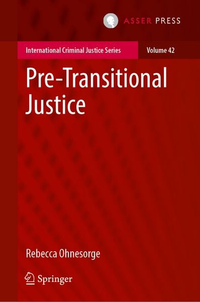 Produktbild: Pre-Transitional Justice