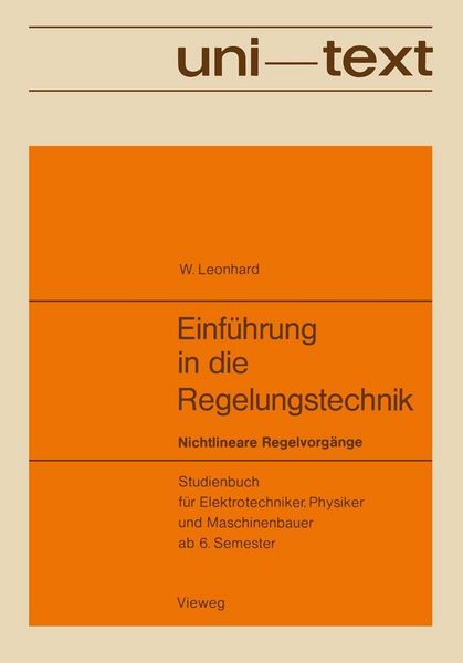 Produktbild: Einf&uuml;hrung in die Regelungstechnik