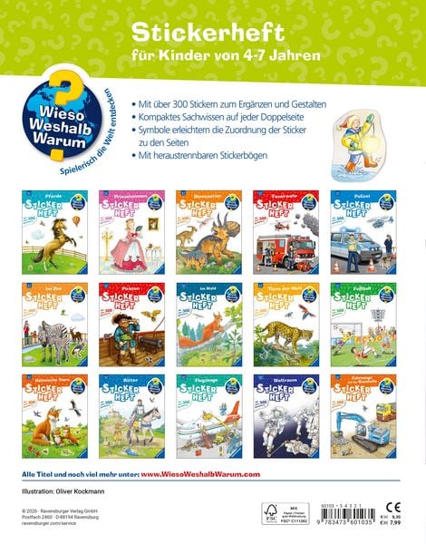 Produktbild: Wieso? Weshalb? Warum? Stickerheft - Jahreszeiten