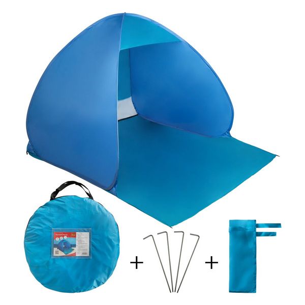 Produktbild: Idena Standzelt Popup blau 1,8x1,5x1,1m