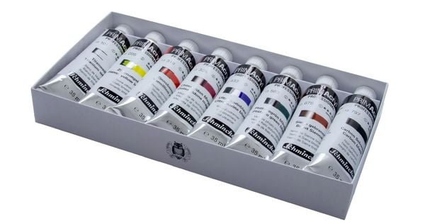 Produktbild: Schmincke PRIMAcryl Professional Malk&auml;sten Kartonset, 8 x 35 ml